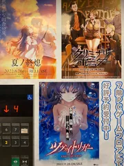 Wall of anime and visual novel promotional posters in Japan