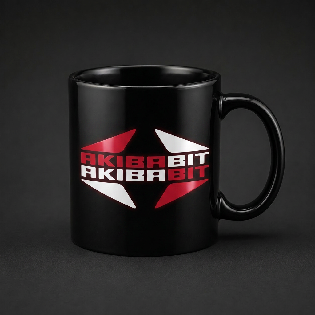 AkibaBit Official Mug — PURE BLACK Founder’s Edition